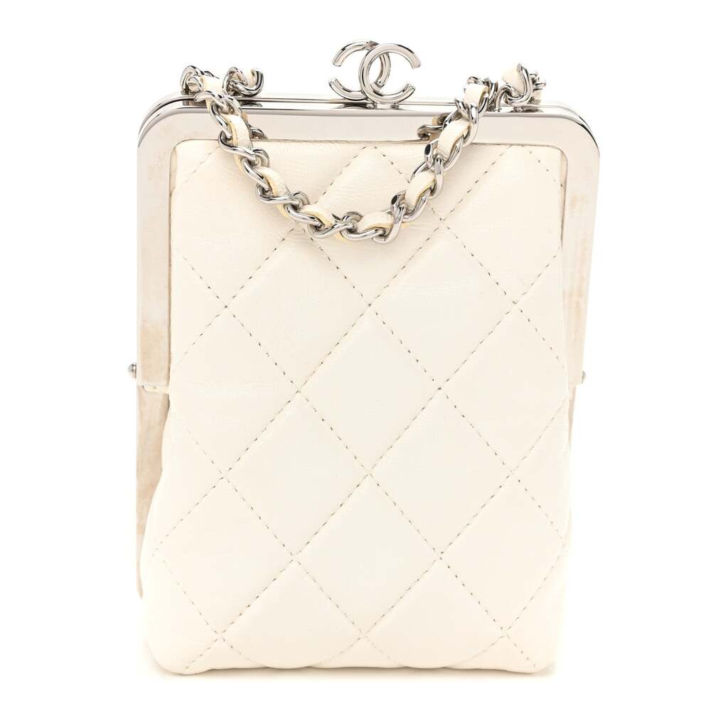 Chanel Lambskin Plexi Quilted Cc #293254C19B